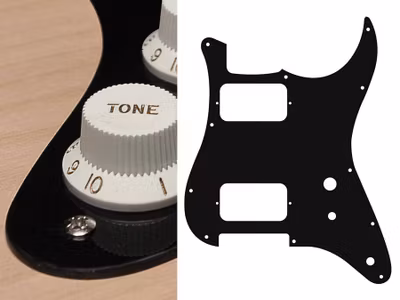 Boston ST-131 Pickguard Strat - Black