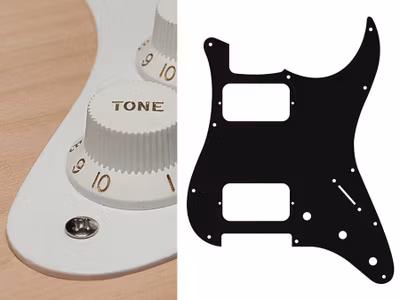 Boston ST-133 Pickguard Strat - White