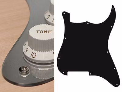 Boston ST-200 Pickguard Strat - Mirror Chrome