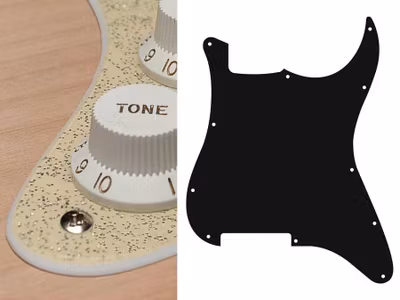 Boston ST-200 Pickguard Strat - Sparkling Gold
