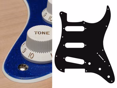 Boston ST-213 Pickguard Strat - Sparkling Blue