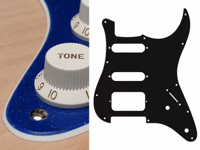 Boston ST-222 Pickguard Strat - Sparkling Blue