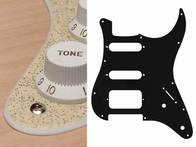Boston ST-222 Pickguard Strat - Sparkling Gold