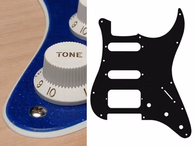 Boston ST-223 Pickguard Strat - Sparkling Blue