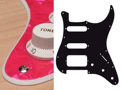 Boston ST-223 Pickguard Strat - Pearl Pink