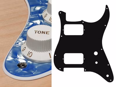 Boston ST-231 Pickguard Strat - Pearl Ocean Blue