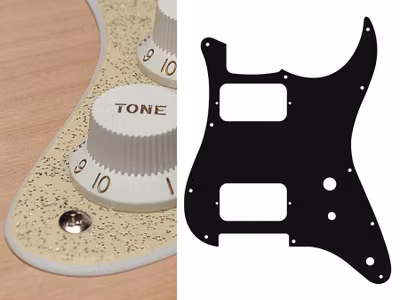 Boston ST-231 Pickguard Strat - Sparkling Gold