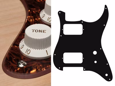 Boston ST-231 Pickguard Strat - Tortoise Brown Pearl