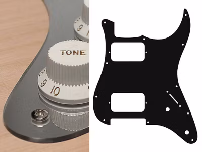 Boston ST-232 Pickguard Strat - Mirror Chrome