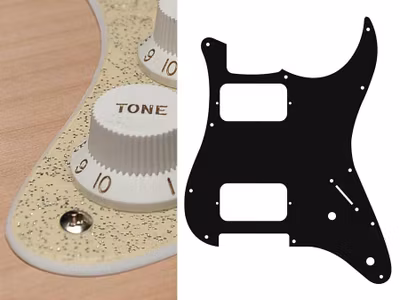 Boston ST-232 Pickguard Strat - Sparkling Gold