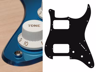 Boston ST-233 Pickguard Strat - Mirror Blue