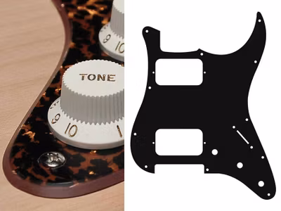 Boston ST-233 Pickguard Strat - Tiger Brown Pearl