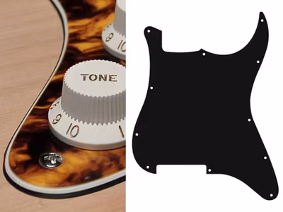 Boston ST-300 Pickguard Strat - Marble Yellow