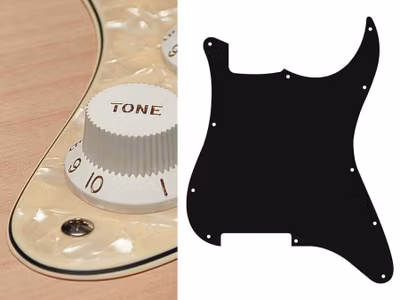 Boston ST-300 Pickguard Strat - Pearl Cream