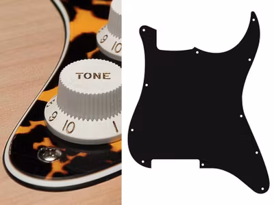 Boston ST-300 Pickguard Strat - Wild Cat Yellow