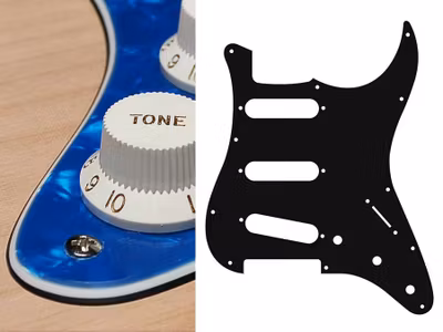Boston ST-313 Pickguard Strat - Pearl Blue