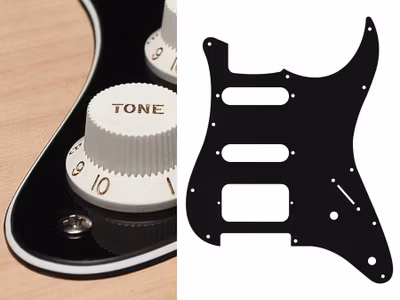 Boston ST-322 Pickguard Strat - Black