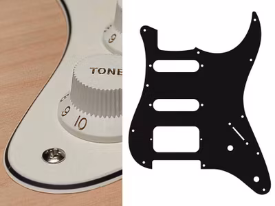 Boston ST-322 Pickguard Strat - Vintage White