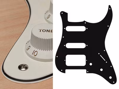 Boston ST-323 Pickguard Strat - Vintage White