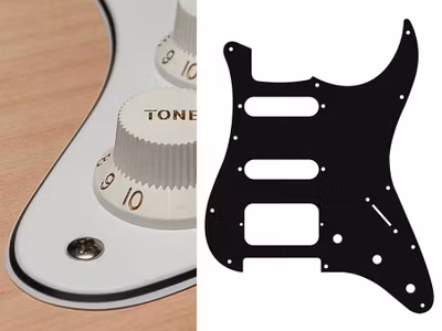 Boston ST-323 Pickguard Strat - White