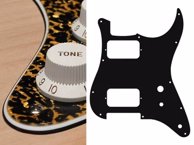 Boston ST-331 Pickguard Strat - Tiger Pearl