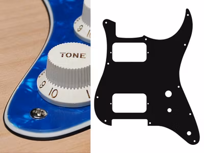 Boston ST-331 Pickguard Strat - Pearl Blue