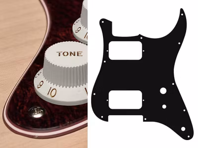 Boston ST-331 Pickguard Strat - Tortoise Dark