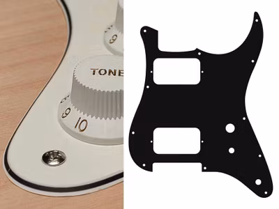 Boston ST-331 Pickguard Strat - Vintage White