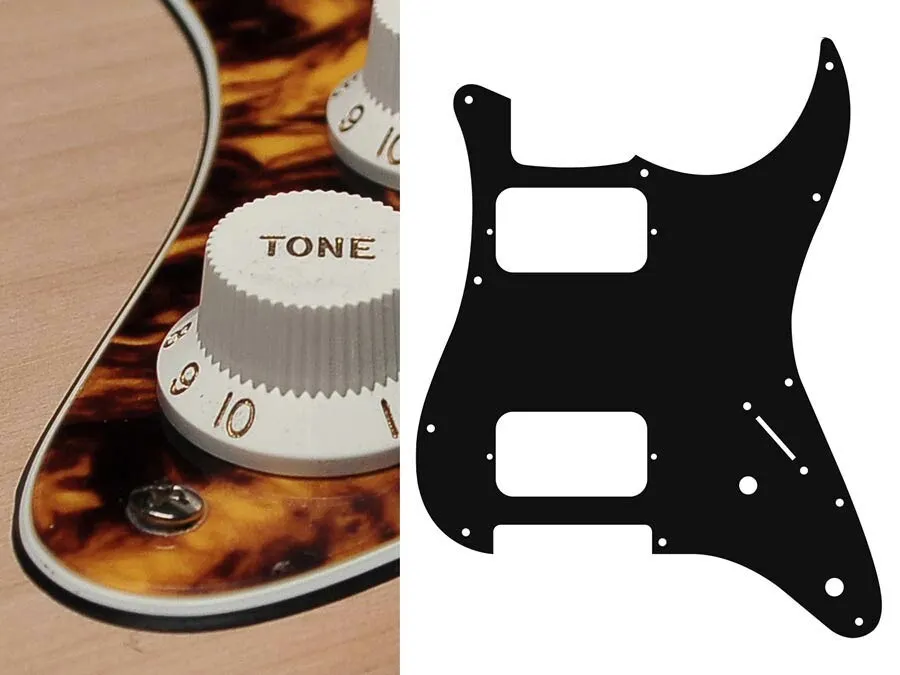 Boston ST-332 Pickguard Strat - Marble Yellow - Köp Gitarrdelar ...