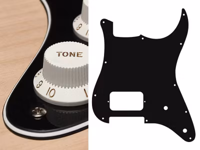 Boston ST-344 Pickguard Strat - Black