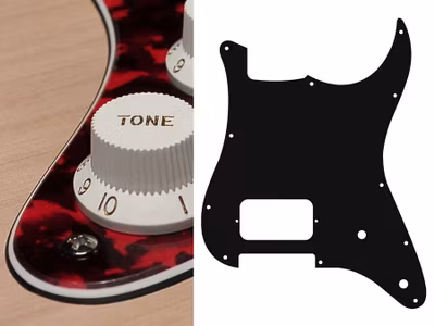 Boston ST-344 Pickguard Strat - Tiger Red