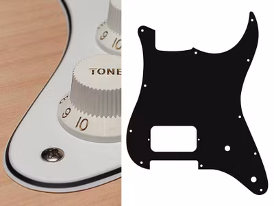 Boston ST-344 Pickguard Strat - White