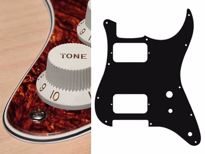 Boston ST-431 Pickguard Strat - Tortoise Medium