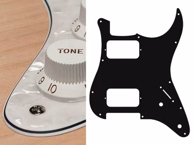 Boston ST-432 Pickguard Strat - Pearl White