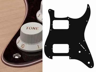 Boston ST-432 Pickguard Strat - Tortoise Dark
