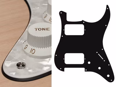 Boston ST-433 Pickguard Strat - Pearl White