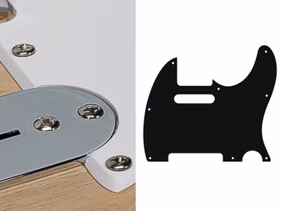 Boston TE-110 Pickguard Tele - White