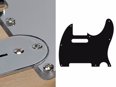 Boston TE-210 Pickguard Tele - Mirror Chrome