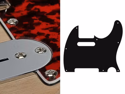 Boston TE-310 Pickguard Tele - Tiger Red