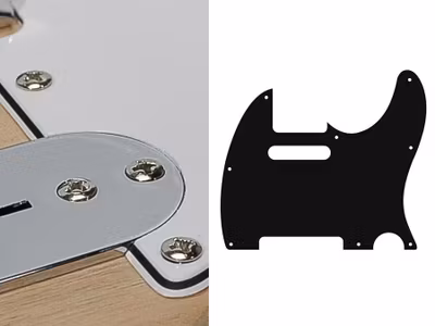 Boston TE-310 Pickguard Tele - White