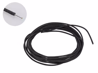 Boston PBW10/BK Waxed Cotton Braided Push Back Wire
