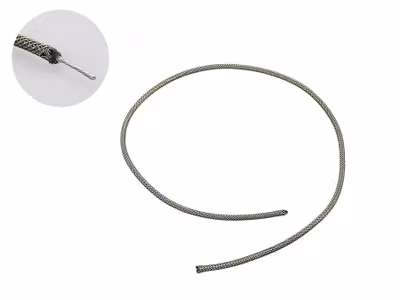 Boston PBWS1 USA Made Cotton Braided Isolated Push Back Wire - 1 ft