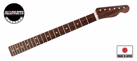 Allparts Select ltd VIN-MOD replacement neck for Telecaster, 1-piece rosewood, thin poly finish