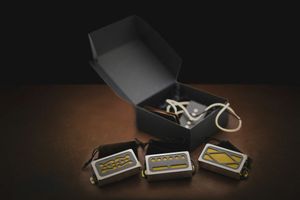 Gramel Guitars Humbucker Sized Gold Foil Set - Tesico Output