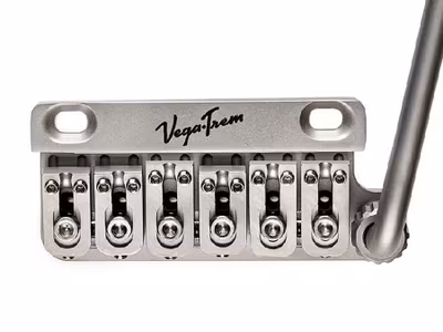 VegaTrem VT1-2 Ultra Tremolo System 2-Point - Satin Stainless Steel