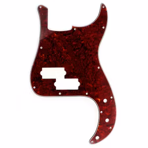 ALLPARTS® PICKGUARD FOR PRECISION BASS® 13 HOLES 2.28mm 3 PLY RED TORTOISE