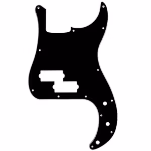 ALLPARTS® PICKGUARD FOR FENDER® PRECISION BASS® 13 HOLES 2.28mm 3 PLY BLACK