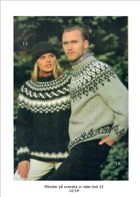 Mönster -Gefjun 14 ur bok 12-endast med garn!