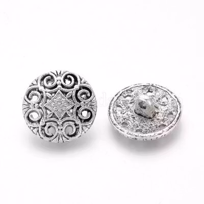 Metallknapp 20,5mm-Silver ornament