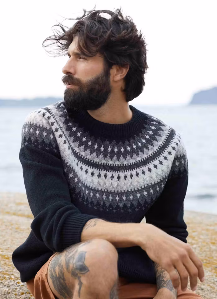 "Islandströja"-norsktillverkad "VARDE"